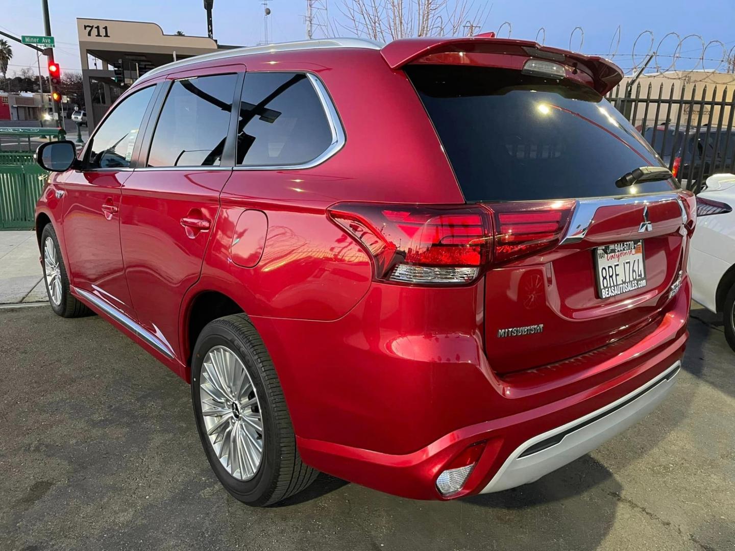 2019 RED /BLACK Mitsubishi Outlander PHEV (JA4J24A55KZ) , located at 744 E Miner Ave, Stockton, CA, 95202, (209) 944-5770, 37.956863, -121.282082 - PLUS TAXES AND FEES - Photo#11
